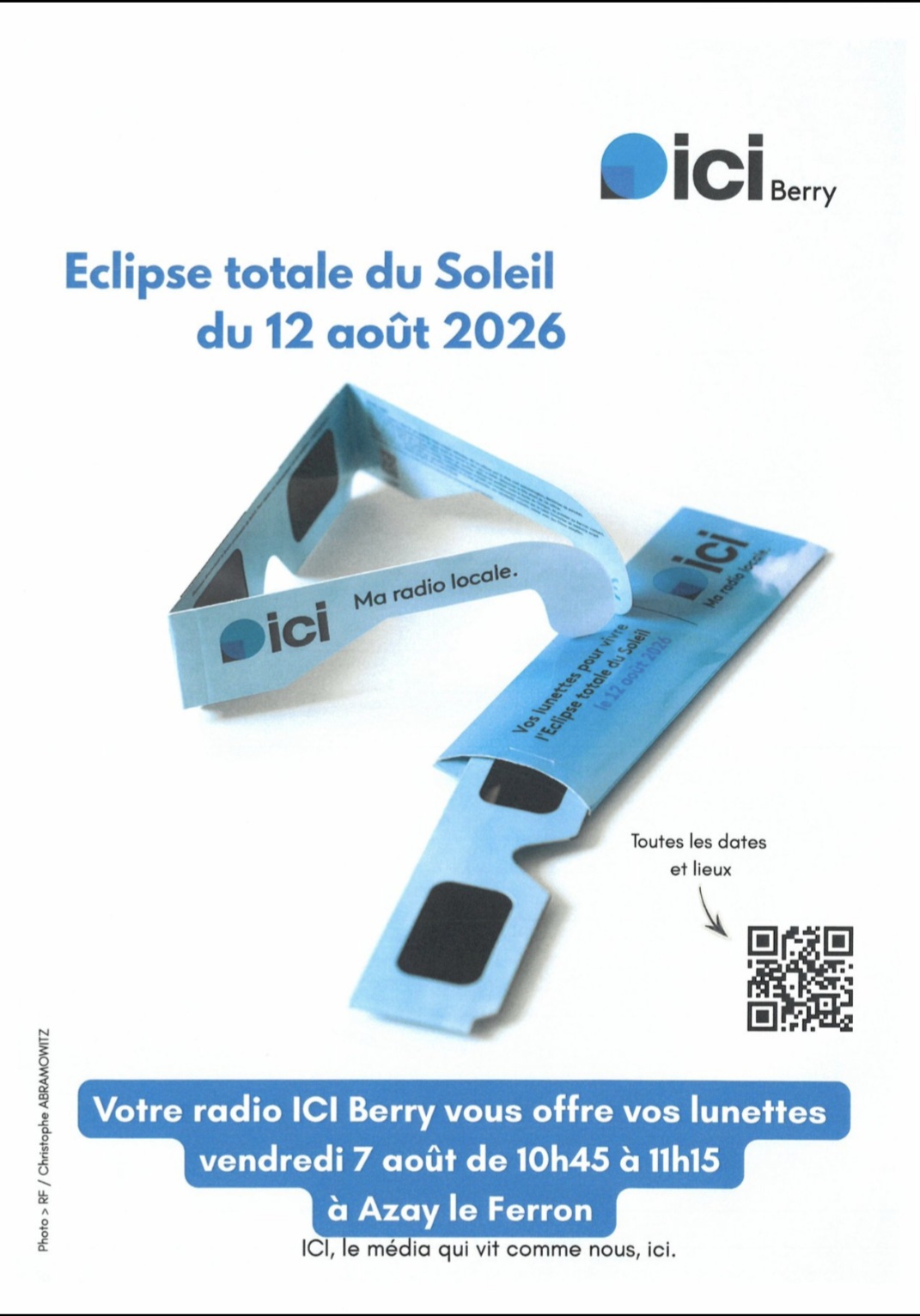 DISTRIBUTION DE LUNETTES ECLIPSE TOTALE DU SOLEIL